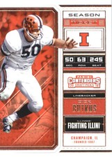 2018 Panini Contenders Draft Picks #35 Dick Butkus - FB