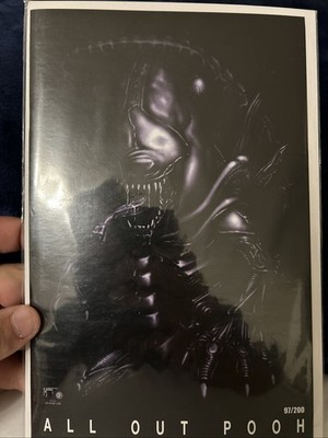 ALL OUT POOH Marat Mychaels InHyuk Lee Alien Homage Trade Variant Cover LTD 200
