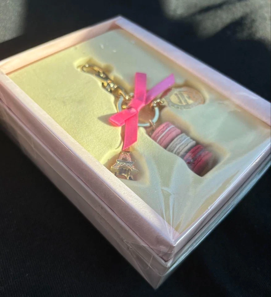 LADUREE PARIS Edición Limitada Llavero Correa Macaron Torre Eiffel Nuevo Con Caja Foto 2 de 4