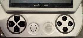 PSP GO PlayStation Portable White Game Console WITH STORAGE UPGRADE AND MORE