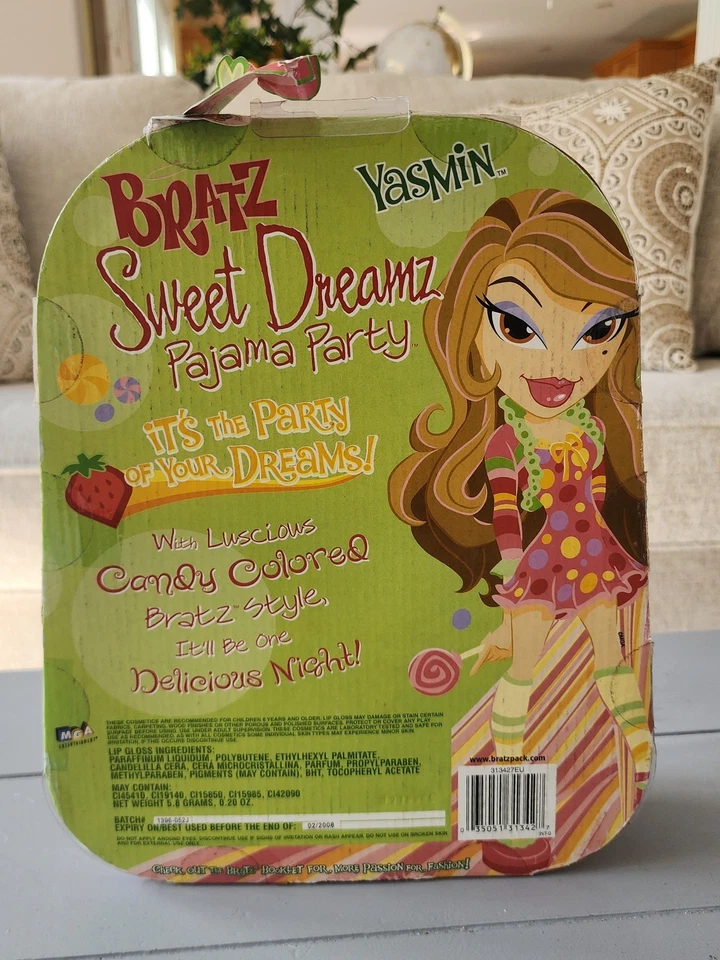 MGA Bratz 2006 Sweet Dreamz Yasmin Brats Brat кукла Slumber образец продукта - Изображение 3 из 4