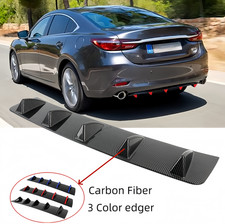 Carbon Optik Heckdiffusor Spoilerlippe Diffusor Hecklippe für Mazda 6 VI MK3 GJ