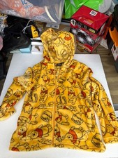 Disney Winnie the Pooh All Over Print Plush Fleece Full-Zip Hoodie
