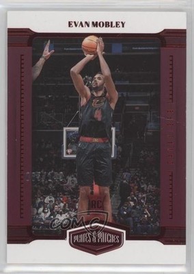 2021 Panini Chronicles Plates and Red /149 Evan Mobley #403 Rookie Patch RC 17lu