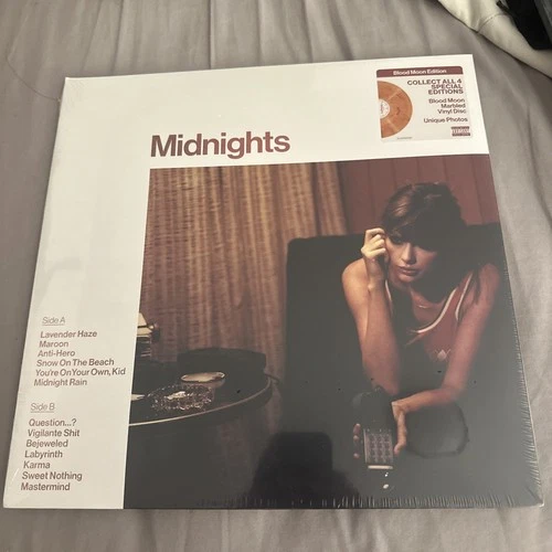 Taylor Swift Blood Moon Marbled Vinyl With Unique Photos. New And Sealed.