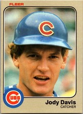 1983 Fleer Jody Davis #494