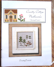 NEW Country Cottage Needleworks Cross Stitch Pattern Chart "Snowy Foxes"