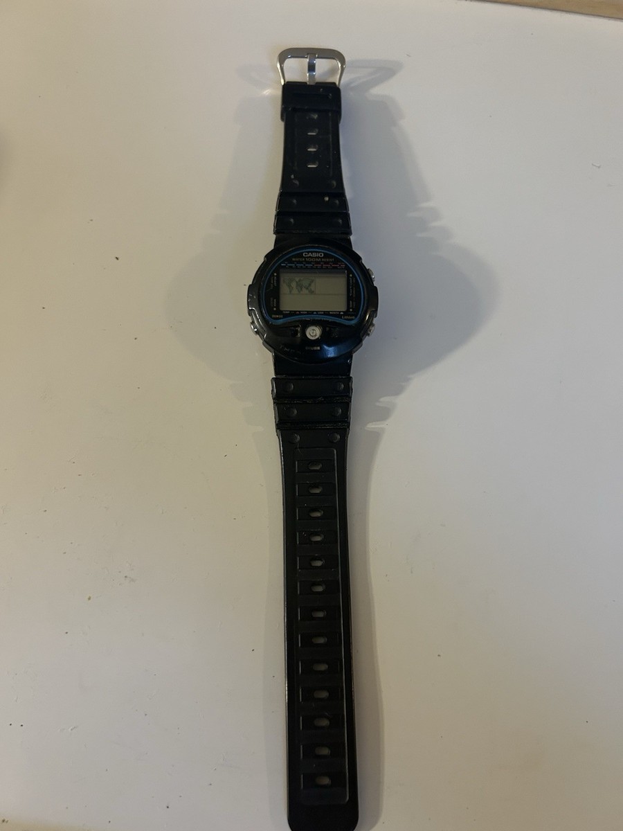 Vintage CASIO TS-100 Mod 815 Thermometer World Time Digital