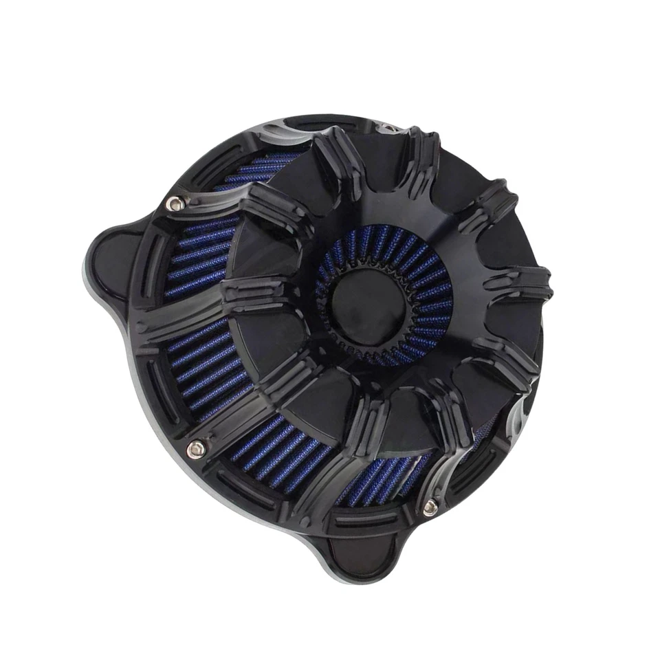 Sistema de filtro de admisión de filtro de aire de 1 pieza para Harley Touring Softail 2018-2020 M8 D Foto 3 de 4