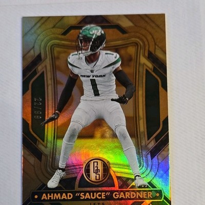 Panini Gold Standard 2023 Ahmad 'Sauce' Gardner #92 /99 Jets Football Card
