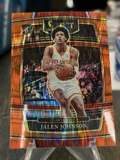 2021-22 Panini Select - Concourse Jalen Johnson #17 Orange Flash Prizm (RC)