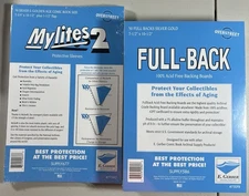 E. Gerber Mylites2 & Full-Back Silver/Golden Age (50pcs) Set 775M2/750FB 42pt