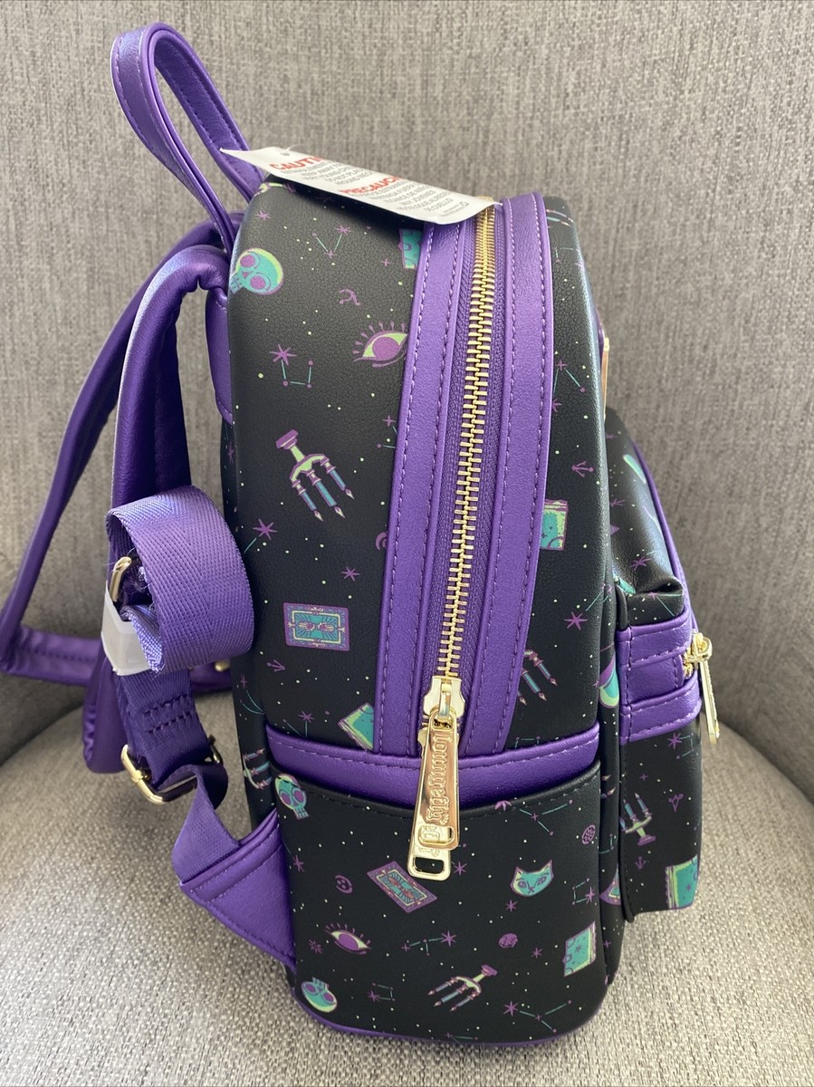 Loungefly Purple Hocus Pocus Mini Backpack with Gold Accents Shop Disney main image 3