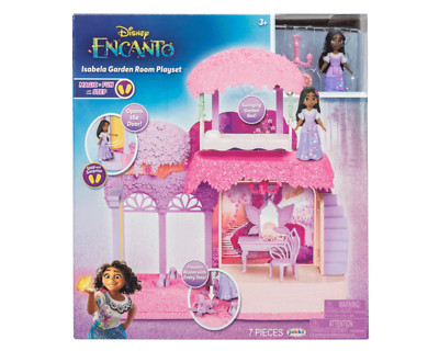 Disney Encanto Isabela Garden Room Playset And Isabella Figure 7 Pieces