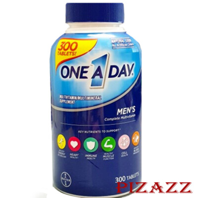Bayer One A Day Men's Complete Multivitamin Tablets 300 Count Expires 02/2026