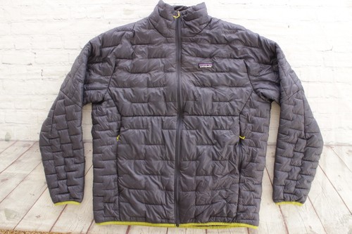 Mens PATAGONIA Blue Micro Puff Full Zip 