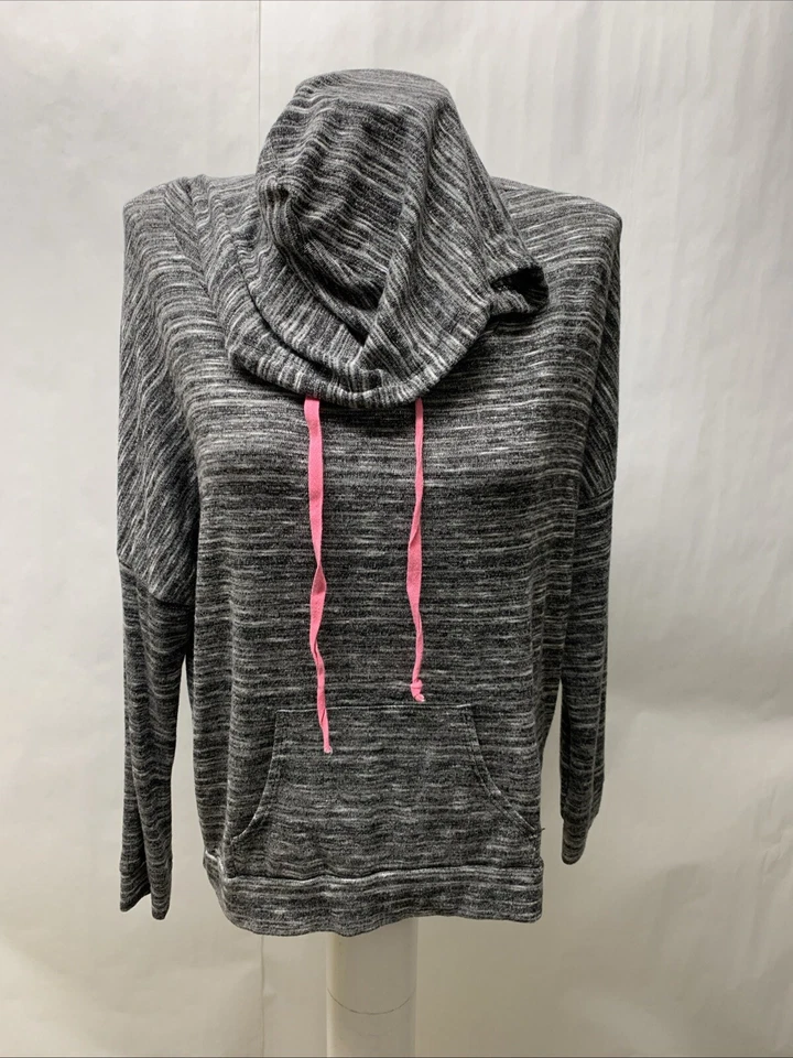 Ginger G Hoodie Womens xl Grey Heather Stretch Pullover lightweight - Image 3 of 4