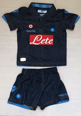 T-shirt Officiel SSC Napoli Bébé - Macron - Neuf - Réf 58041587
