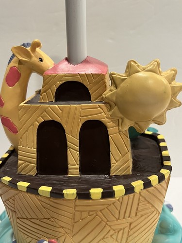 Noahs Ark Lamp Nursery Kids Room Elephant Hippo Giraffe Lion Rabbits Whale - Picture 6 of 11