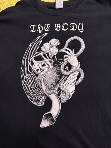 The Body Nightmare T shirt  Artwork by Jef Whitehead L Experimental DOOM Rock  - Picture 1 of 2