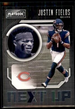 2021 Panini Playbook Next Up Justin Fields RC Chicago Bears #NXT-JFI