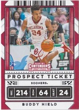 2020-21 Panini Contenders Draft Picks - Prospect Ticket #24 Buddy Hield