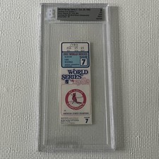 1982 World Series Game 7 Ticket Cardinals CLINCH 9th WS Title BGS 3 (MK) WS 🎟️