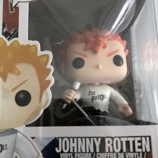Funko Pop Sex Pistols Johnny Rotten Vinyl Figurine - 10cm for sale