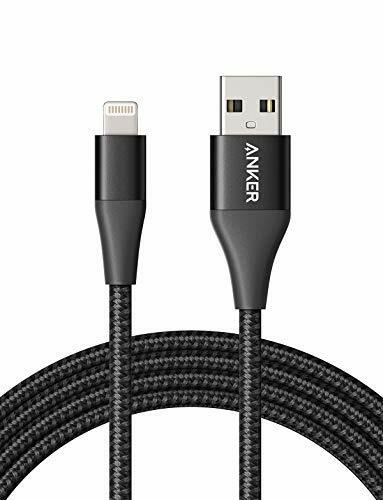 Anker Powerline+ II 6ft MFi-Certified Lightning Cable for iPhone X - Durable Nylon Charging-image