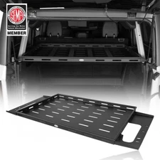 Fit 2021-2025 Ford Bronco 4-Door Interior Cargo Basket Carrier Rack w/ Rope Net