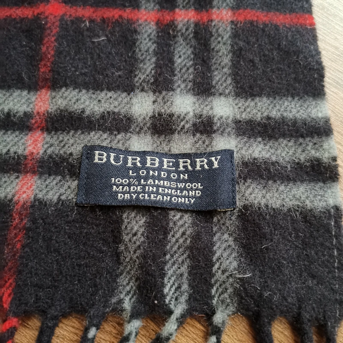 Burberry nova check scarf 100 Lambswool
