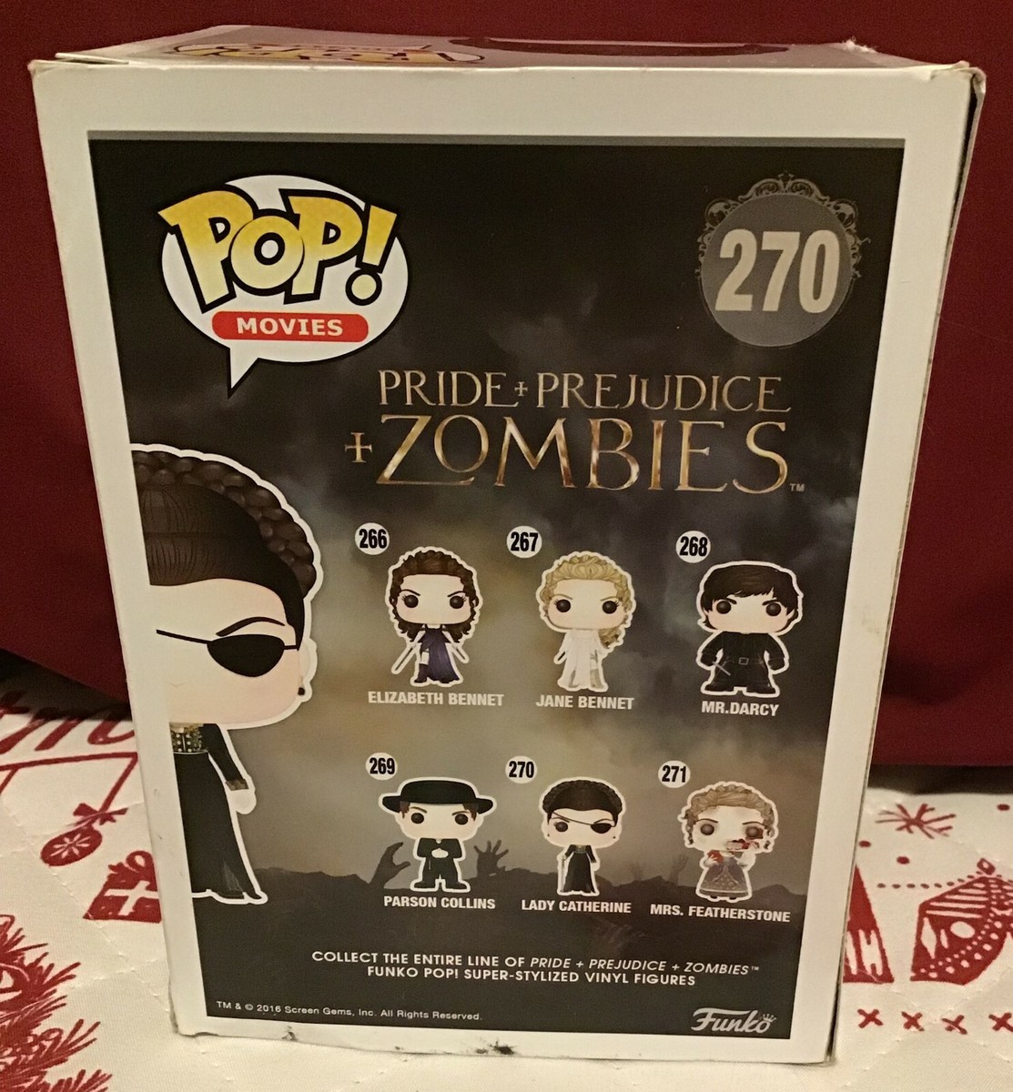 Funko Pop! Movies Pride + Prejudice Zombies Lady Catherine #270
