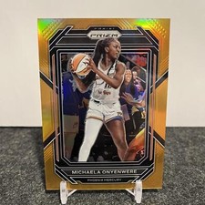 2023 Panini Prizm WNBA Michaela Onyenwere 56 Orange #/99 SN Phoenix Mercury