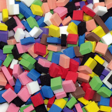 12 SCATOLINI DI TESSERE PER MOSAICO ANTES