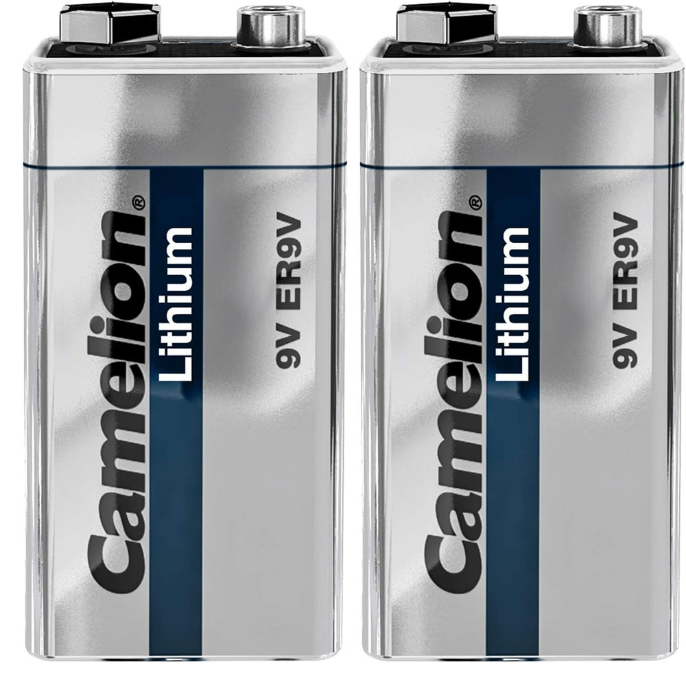 Thumbnail - 2 X Camelion Er9v 1200mah 9v Block Lithium Batterie Für Rauchmelder