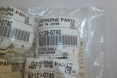 Kawasaki New 9 Pcs Crankshaft Bearing 92139-0740 92139-0998 Ninja