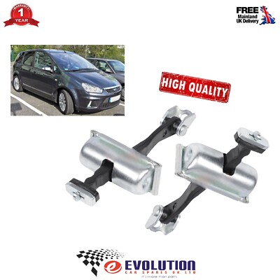 Front Rh Lh Door Hinge Check Strap Set Fits Ford Kuga Focus C-Max Focus 1641573