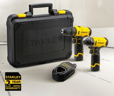 Stanley SCHI10D2K 12V Impact driver/Hammer drill combo Kit[220~240V charger]