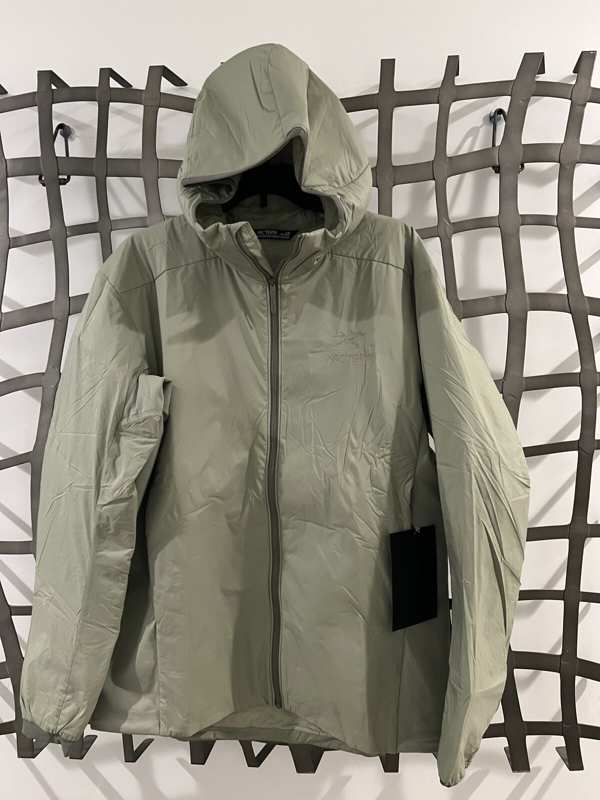 ARC'TERYX Felpa con cappuccio Arcteryx Atom verde cloride uomo L nuova