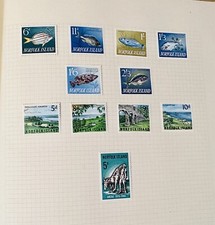 NORFOLK ISLAND NICE STAMP MH COLLECTION ON 3 PAGES