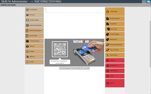 15" GASTRO Kasse, Touchscreen KASSE, BLITZKASSE Restaurant, TSE2020-Konform - Bild 10 von 10