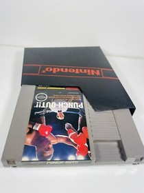 Mike Tyson's Punch Out -- NES Nintendo Original Game White Bullets 1st Print