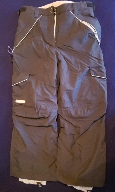 black dot snow pants