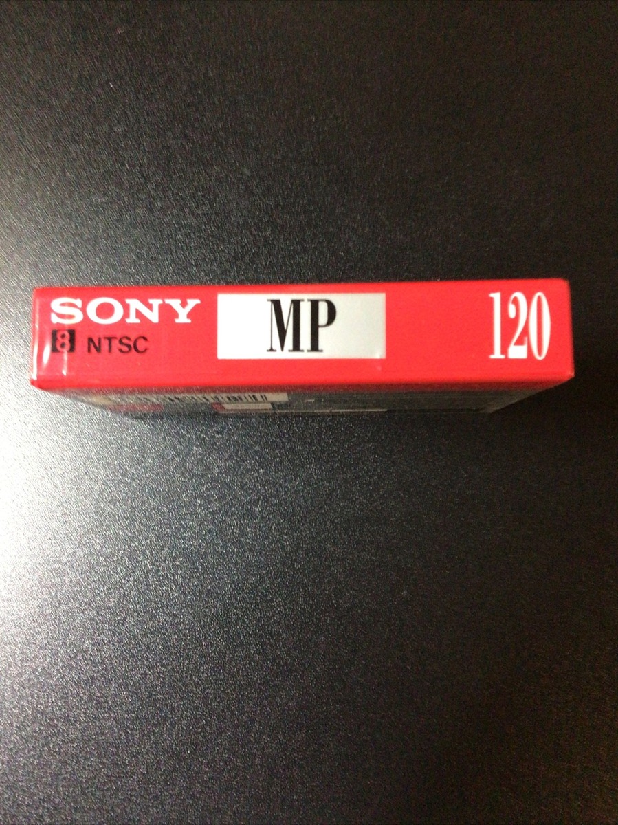 SONY New 8mm Video Cassette Tape P6-120MP 120 Minutes NTSC Hi