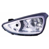 Halogen Scheinwerfer Set H4 Schwarz FüR Hyundai I10 Inklusive Lampen