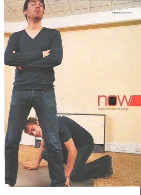 BLUR crouching Damon  magazine PHOTO/Poster/clipping 11x8 inches