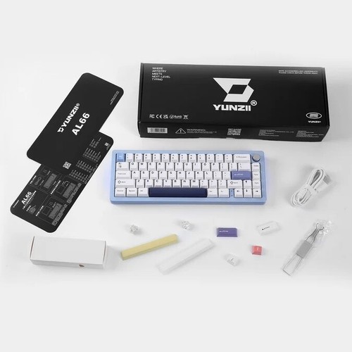 YUNZII AL66 Knob CNC Aluminum Wireless Mechanical Keyboard - Picture 13 of 31