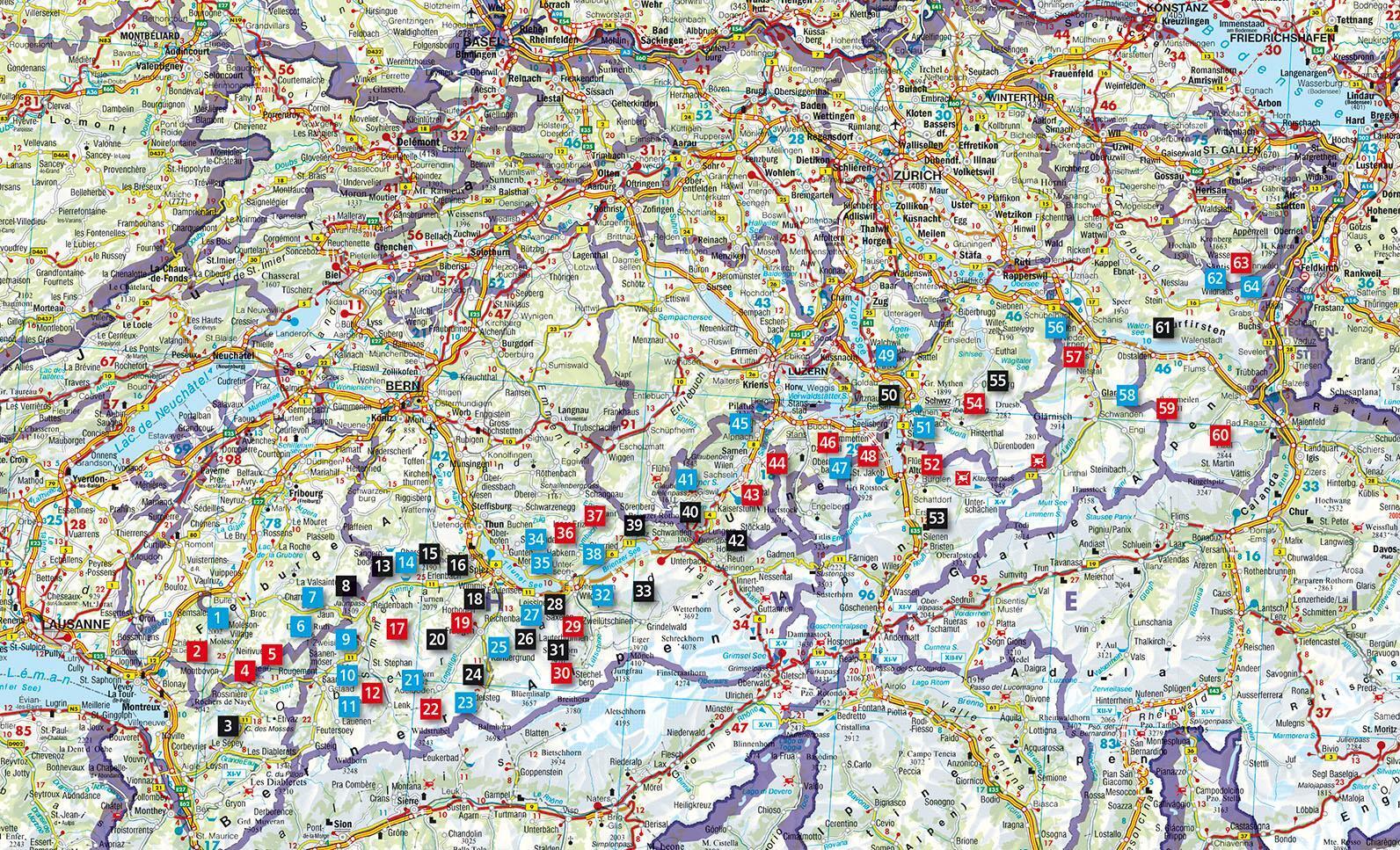 Thumbnail - Gratwandern Schweiz | Bernd Jung (u. A.) | Taschenbuch | Rother