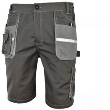 Combat SHORTS MEN WORK Elastic Waist Work-wear Multi-pocket Cotton