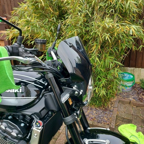 Puig Vision Noir Carénage Transparent Écran Triumph Bonneville T120 2016 - 2024 - Photo 6 sur 9